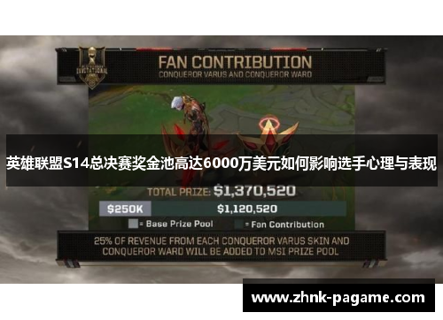 英雄联盟S14总决赛奖金池高达6000万美元如何影响选手心理与表现